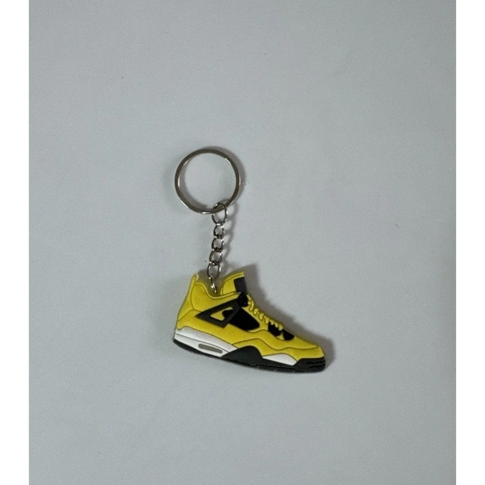 Air Jordan Keychain Air Jordan IV Lightning Keychain Sneaker New